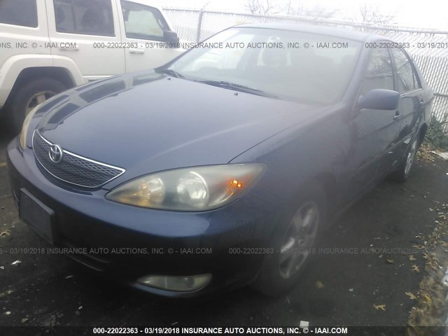 JTDBF32K320065225 - 2002 TOYOTA CAMRY LE/XLE/SE BLUE photo 2