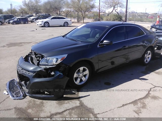 1G11B5SL0EF304400 - 2014 CHEVROLET MALIBU LS 灰色 照片 2