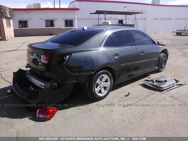 1G11B5SL0EF304400 - 2014 CHEVROLET MALIBU LS 灰色 照片 4