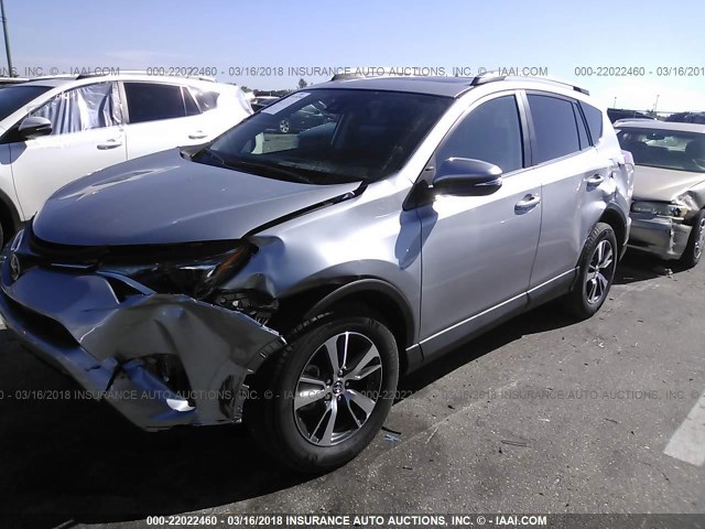 2T3RFREVXJW712561 - 2018 TOYOTA RAV4 ADVENTURE/XLE SILVER photo 6