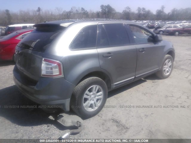 2FMDK36C99BA47033 - 2009 FORD EDGE SE GRAY photo 4