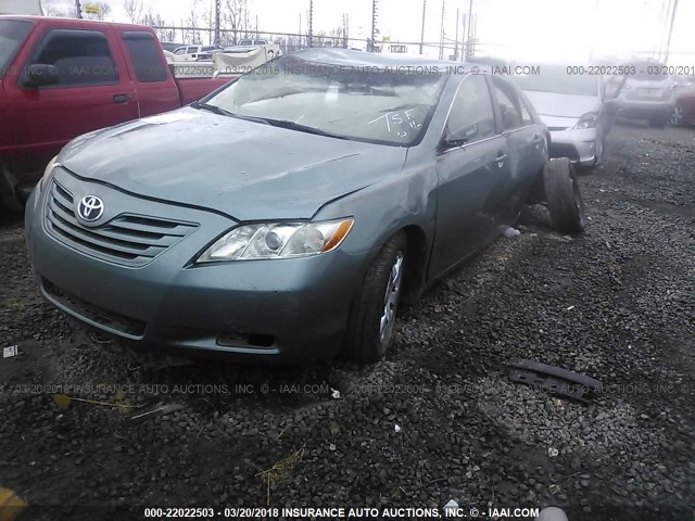 4T1BE46K99U884645 - 2009 TOYOTA CAMRY SE/LE/XLE GREEN photo 2