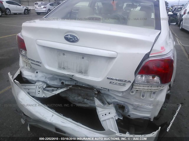 JF1GJAA69DH014349 - 2013 SUBARU IMPREZA WHITE photo 6