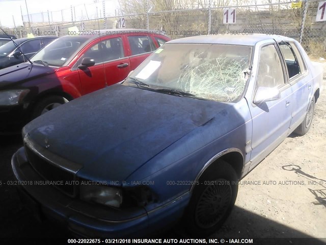1C3XA3634PF640741 - 1993 CHRYSLER LEBARON LE A-BODY BLUE photo 6