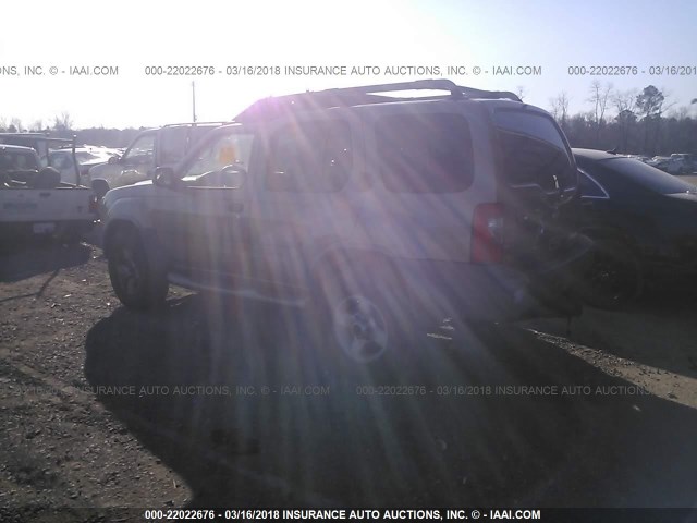 5N1ED28Y84C633698 - 2004 NISSAN XTERRA XE/SE Champagne photo 3