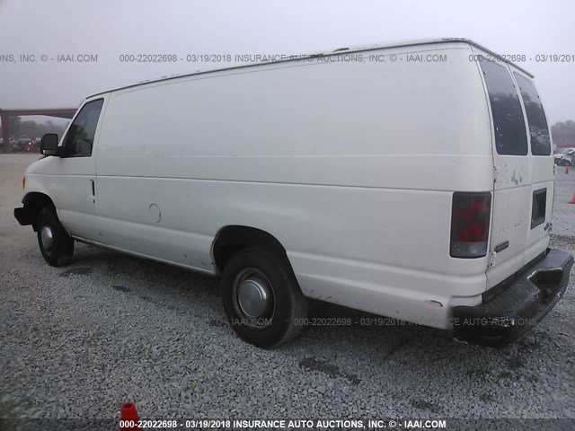 1FTNS24W66HA74561 - 2006 FORD ECONOLINE E250 VAN WHITE photo 3