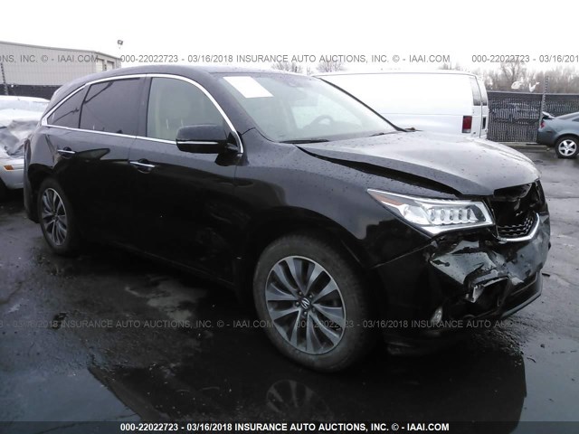 5FRYD4H66FB005655 - 2015 ACURA MDX TECHNOLOGY BLACK photo 1