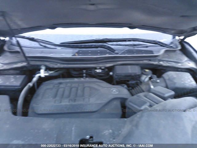 5FRYD4H66FB005655 - 2015 ACURA MDX TECHNOLOGY BLACK photo 10