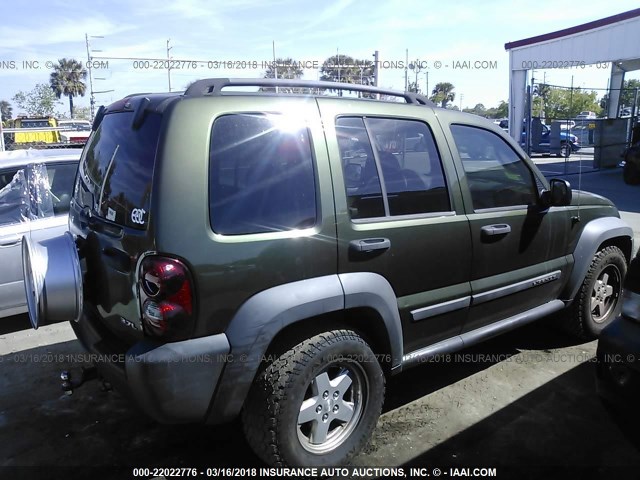 1J4GK48KX7W543878 - 2007 JEEP LIBERTY SPORT GREEN photo 6