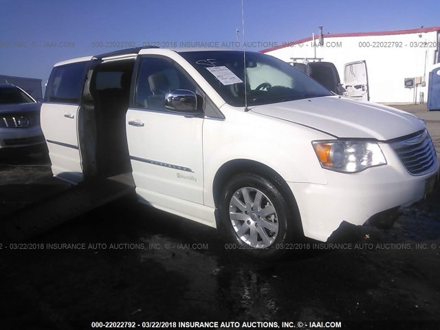 2C4RC1CG6CR144479 - 2012 CHRYSLER TOWN & COUNTRY TOURING L WHITE photo 1