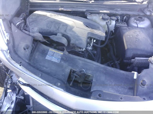1G1ZH57B39F251330 - 2009 CHEVROLET MALIBU 1LT ვერცხლისფერი ფოტო 10