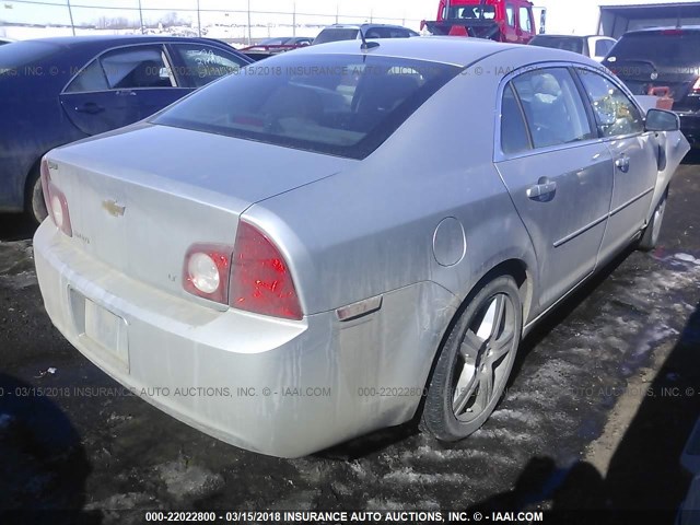 1G1ZH57B39F251330 - 2009 CHEVROLET MALIBU 1LT ვერცხლისფერი ფოტო 4