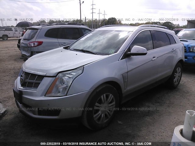 3GYFNAEY6AS521891 - 2010 CADILLAC SRX LUXURY COLLECTION SILVER photo 2