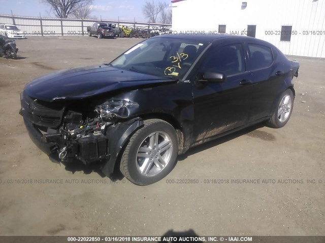 1B3CC1FB4AN205684 - 2010 DODGE AVENGER EXPRESS BLACK photo 2