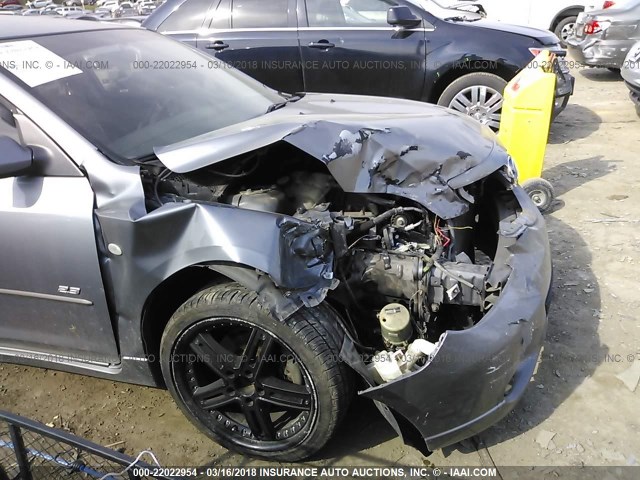 JM1BK143441175509 - 2004 MAZDA 3 HATCHBACK GRAY photo 6