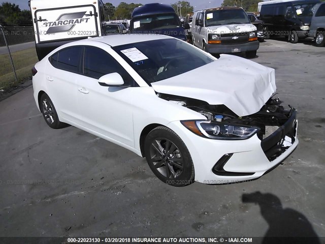 5NPD84LF6HH076919 - 2017 HYUNDAI ELANTRA SE/VALUE/LIMITED WHITE photo 1