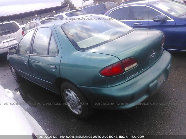 1G1JF52T1W7266921 - 1998 CHEVROLET CAVALIER LS GREEN photo 3