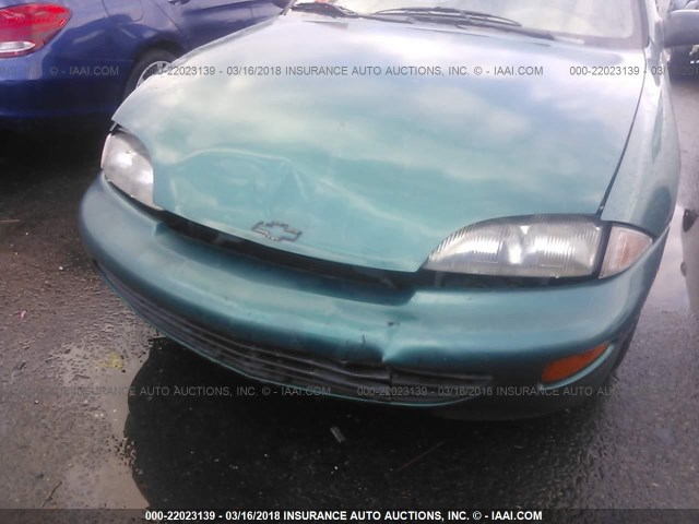 1G1JF52T1W7266921 - 1998 CHEVROLET CAVALIER LS GREEN photo 6