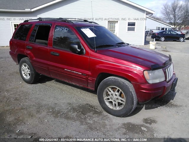 1J4GX48S04C150423 - 2004 JEEP GRAND CHEROKEE LAREDO/COLUMBIA/FREEDOM 红色 照片 1