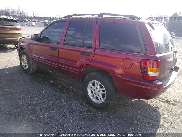 1J4GX48S04C150423 - 2004 JEEP GRAND CHEROKEE LAREDO/COLUMBIA/FREEDOM 红色 照片 3