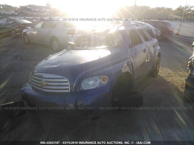 3GNCA13DX8S713787 - 2008 CHEVROLET HHR LS ლურჯი ფოტო 2