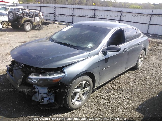 1G1ZB5ST8HF218047 - 2017 CHEVROLET MALIBU LS 黑色 照片 2