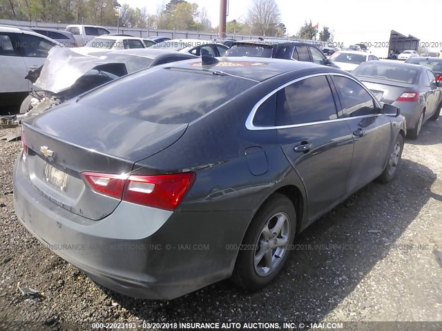 1G1ZB5ST8HF218047 - 2017 CHEVROLET MALIBU LS 黑色 照片 4