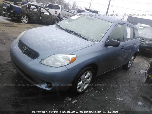 2T1KR32E97C649661 - 2007 TOYOTA COROLLA MATRIX XR BLUE photo 2