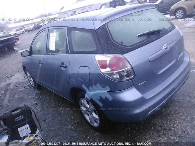 2T1KR32E97C649661 - 2007 TOYOTA COROLLA MATRIX XR BLUE photo 3