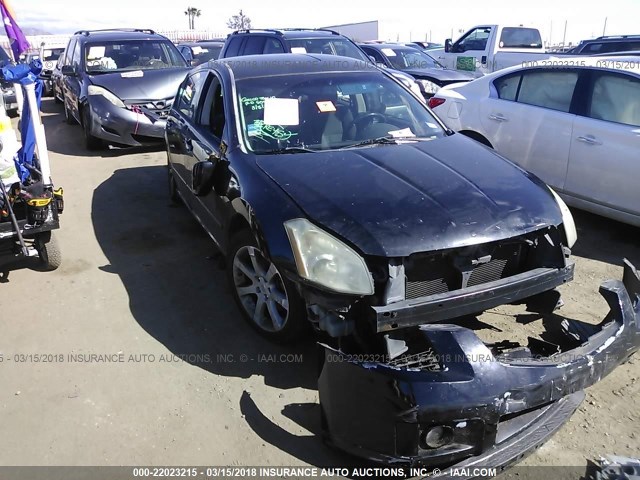 1N4BA41E98C826191 - 2008 NISSAN MAXIMA SE/SL BLACK photo 1