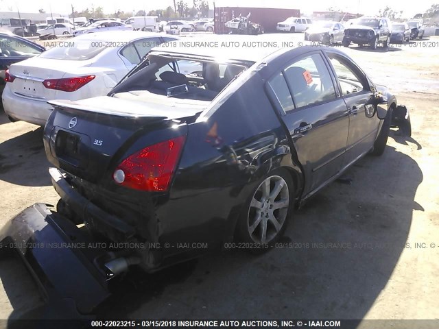 1N4BA41E98C826191 - 2008 NISSAN MAXIMA SE/SL BLACK photo 4