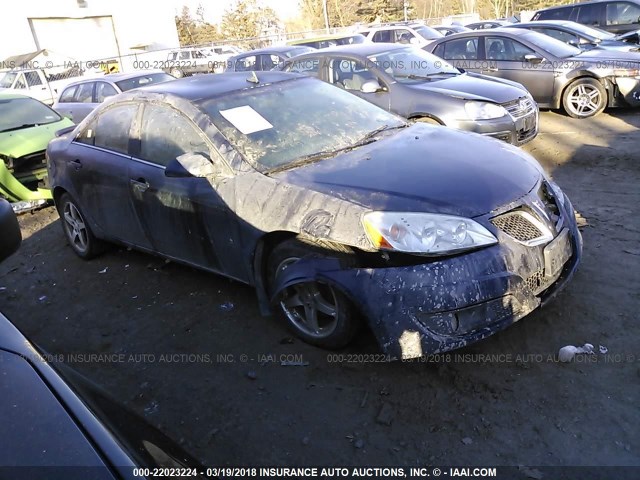 1G2ZJ57K594249719 - 2009 PONTIAC G6 Dark Blue photo 1