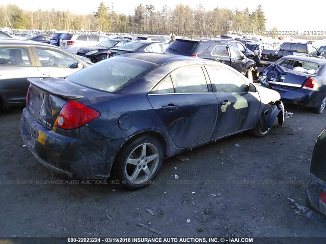 1G2ZJ57K594249719 - 2009 PONTIAC G6 Dark Blue photo 4