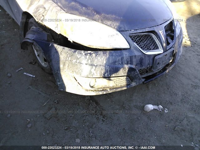 1G2ZJ57K594249719 - 2009 PONTIAC G6 Dark Blue photo 6