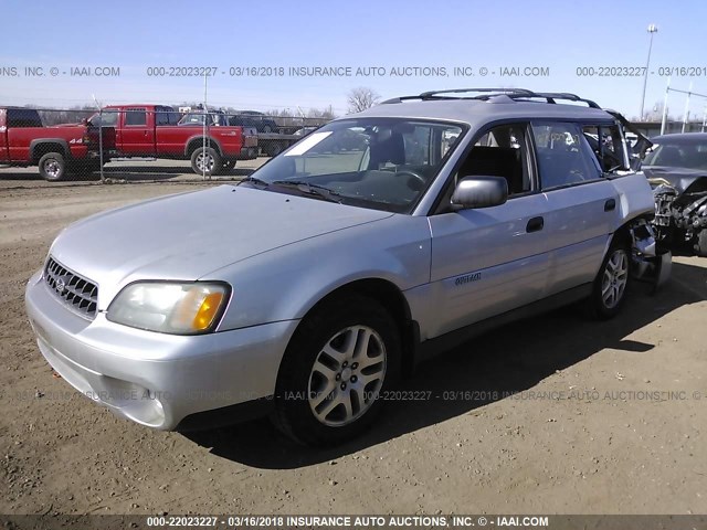 4S3BH675446615546 - 2004 SUBARU LEGACY OUTBACK AWP 银色 照片 2