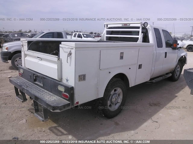 1FD7X3B65FEB72691 - 2015 FORD F350 SUPER DUTY WHITE photo 4