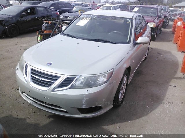 YS3FB49Y881137321 - 2008 SAAB 9-3 2.0T SILVER photo 2