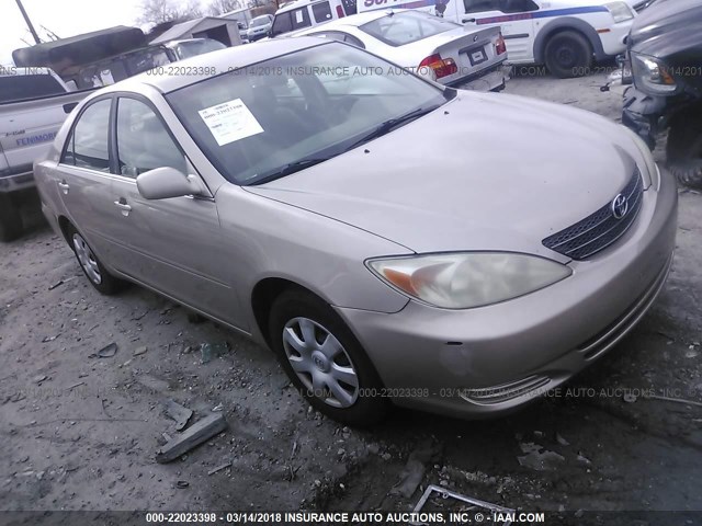 4T1BE32K23U727241 - 2003 TOYOTA CAMRY LE/XLE/SE BEIGE photo 1