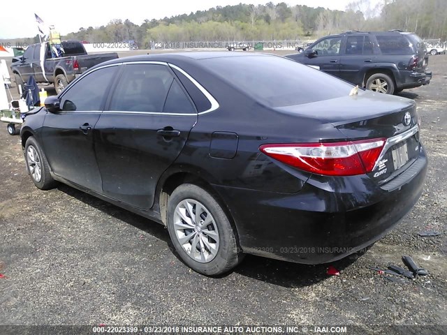 4T4BF1FK5GR551034 - 2016 TOYOTA CAMRY LE/XLE/SE/XSE BLACK photo 3