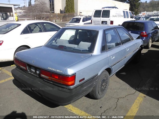 JT2SV21E5L3423832 - 1990 TOYOTA CAMRY DLX Light Blue photo 4