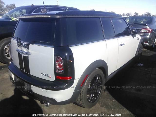 WMWZG3C50CTY38606 - 2012 MINI COOPER S CLUBMAN SILVER photo 4