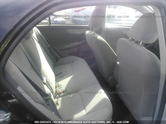 JTDBL40E99J035551 - 2009 TOYOTA COROLLA LE/XLE BLACK photo 8