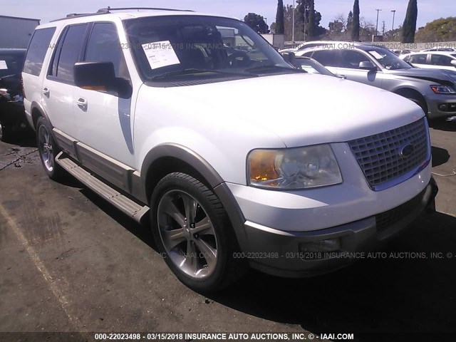 1FMRU17W74LA37056 - 2004 FORD EXPEDITION EDDIE BAUER WHITE photo 1