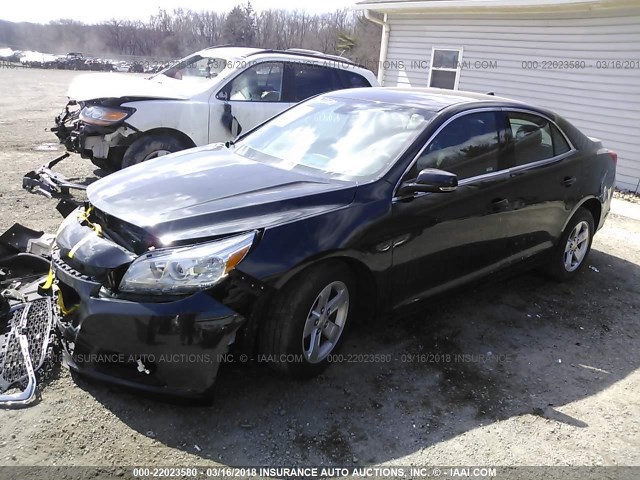 1G11C5SL5EF158203 - 2014 CHEVROLET MALIBU 1LT 黑色 照片 2