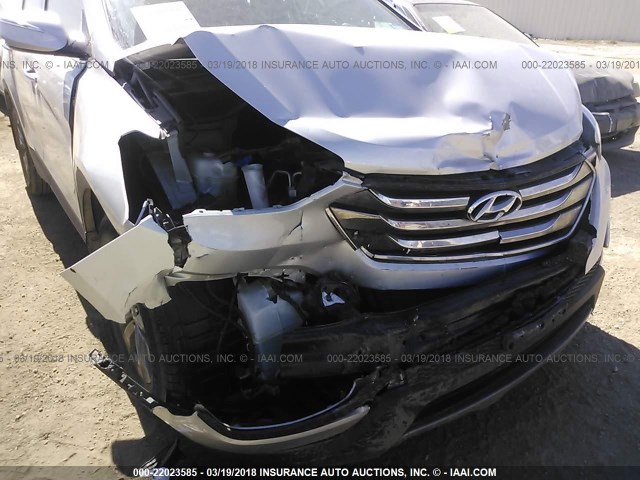 5XYZU3LB1DG121422 - 2013 HYUNDAI SANTA FE SPORT  SILVER photo 6