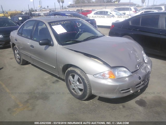 1G1JF524827432418 - 2002 CHEVROLET CAVALIER LS BROWN photo 1