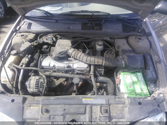 1G1JF524827432418 - 2002 CHEVROLET CAVALIER LS BROWN photo 10