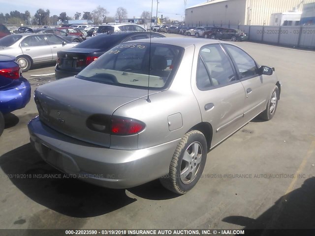 1G1JF524827432418 - 2002 CHEVROLET CAVALIER LS BROWN photo 4