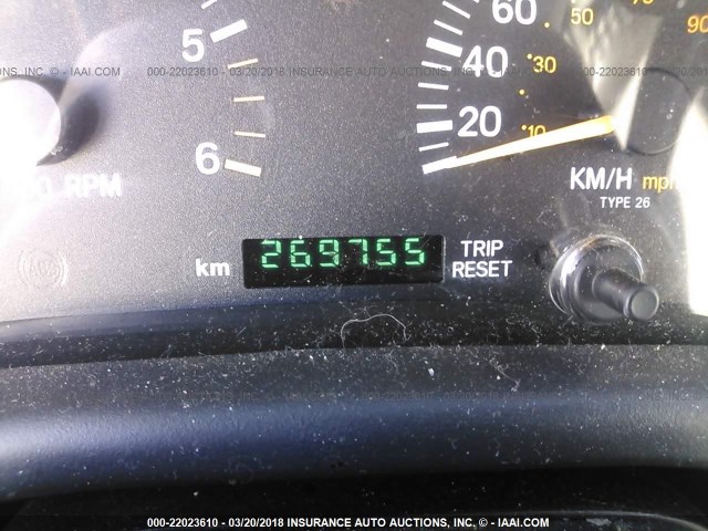 1J4FJ68SXWL217055 - 1998 JEEP CHEROKEE SPORT/CLASSIC ბურგუნდია ფოტო 7