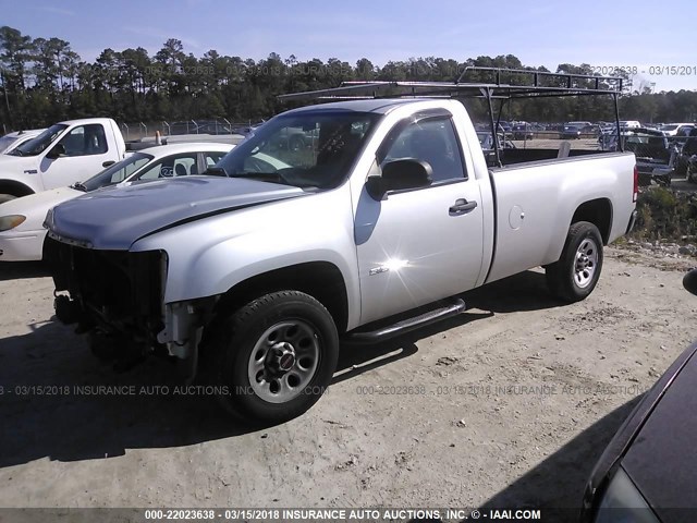 1GTN1TEX7BZ206196 - 2011 GMC SIERRA C1500 ვერცხლისფერი ფოტო 2